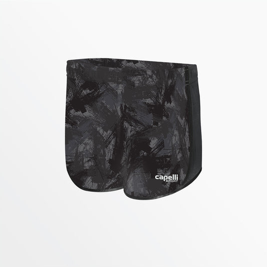 Women's Camo Strokes Running Shorts | Capelli Sport Latest