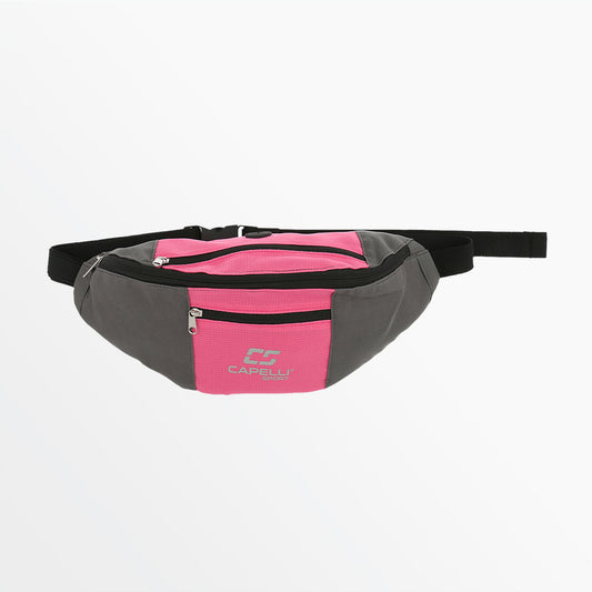 Waist Pack With Zippered Pocked, and Reflective Accents | Capelli Sport Everyday
