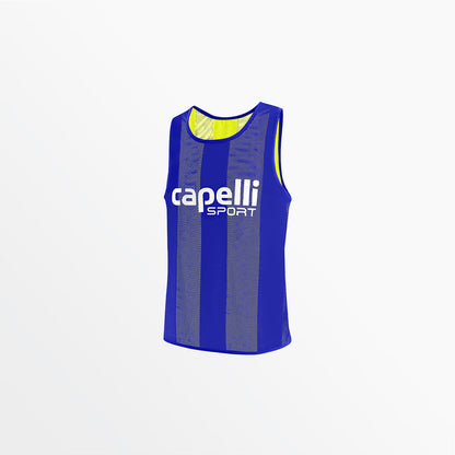 Youth Reversible Tonal Stripe Practice Pinnie | Capelli Sport Customer Favorite