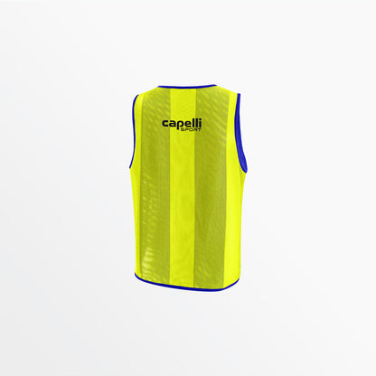 Youth Reversible Tonal Stripe Practice Pinnie | Capelli Sport Customer Favorite