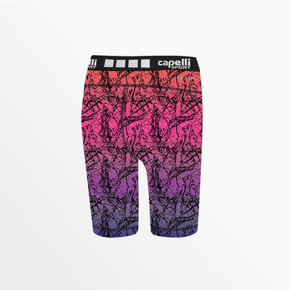 Girl's Distressed Ombre Biker Shorts | Capelli Sport Special Offer