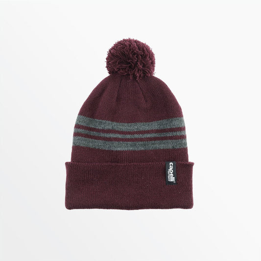 Youth Striped Pom Beanie | Capelli Sport Hot Sale