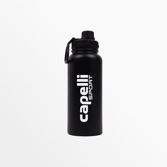 32 Oz Sport Screw Cap Wide Mouth Stainless Steel Water Bottle | Capelli Sport Trusted