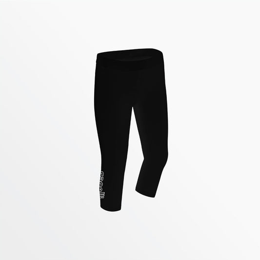 Girl's Mid Rise Logo 3/4 Cotton Leggings | Capelli Sport Best Seller