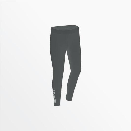 Girl's Mid Rise Logo Cotton Leggings | Capelli Sport Premium
