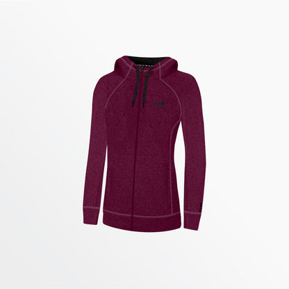 Women's Essential Heather Zip Up Hoodie | Capelli Sport Discount
