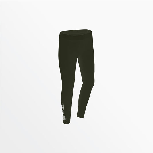 Girl's Mid Rise Logo Cotton Leggings | Capelli Sport Value
