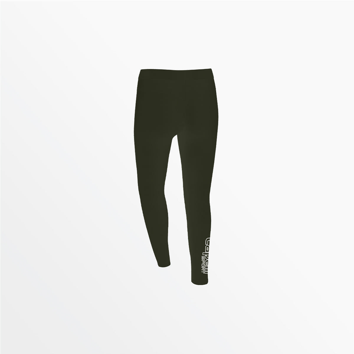Girl's Mid Rise Logo Cotton Leggings | Capelli Sport Value