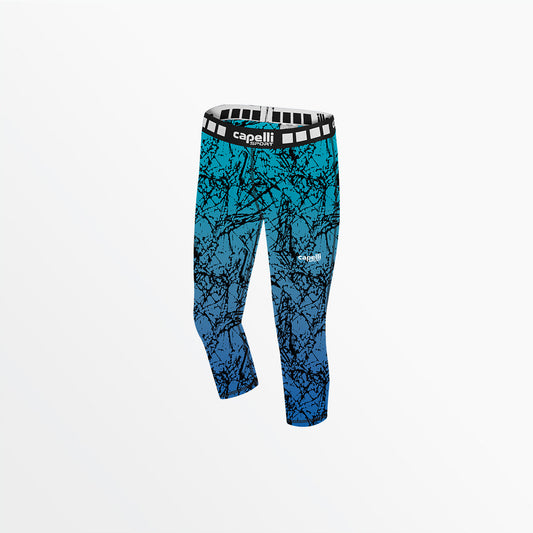 Girl's 3/4 Distressed Ombre Performance Tights | Capelli Sport Trusted