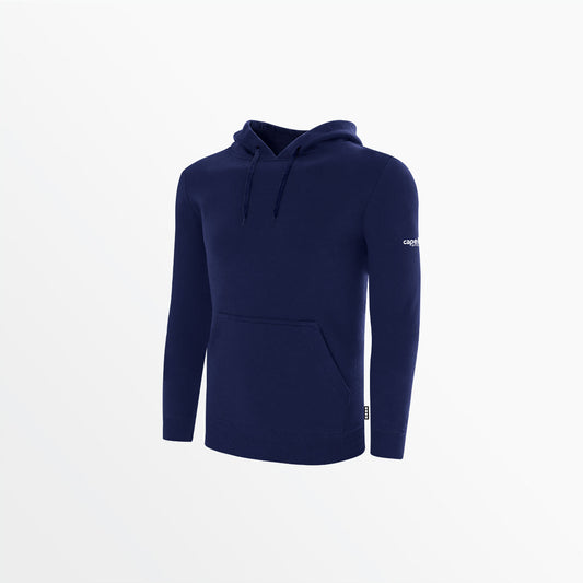 Men's Basic Fleece Pullover Hoodie With Sleeve Logo | Capelli Sport Trusted