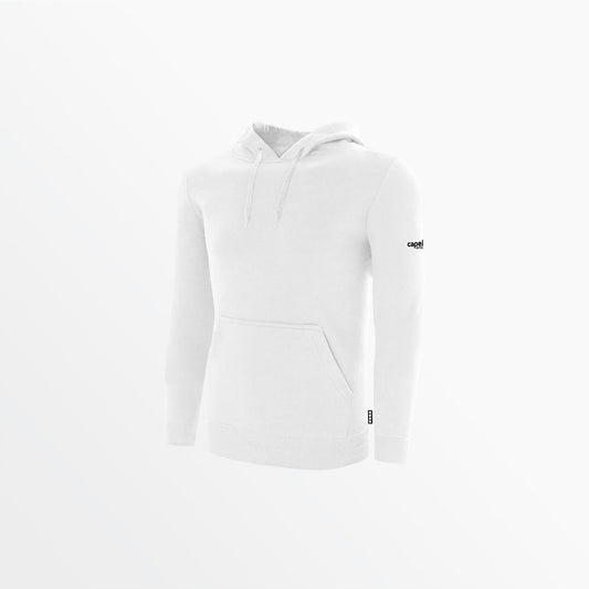 Men's Basic Fleece Pullover Hoodie With Sleeve Logo | Capelli Sport Hot Sale