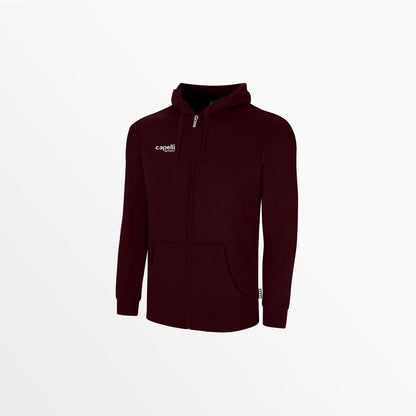 Men Basics Fleece Zip Up Hoodie | Capelli Sport New