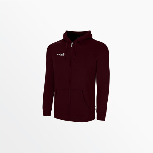 Men Basics Fleece Zip Up Hoodie | Capelli Sport New