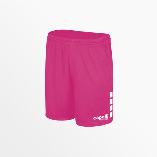 Women's Team Match Shorts With 5" Inseam and 4-Cubes | Capelli Sport Special Offer