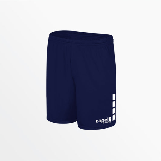 Women's Team Match Shorts With 5" Inseam and 4-Cubes | Capelli Sport New