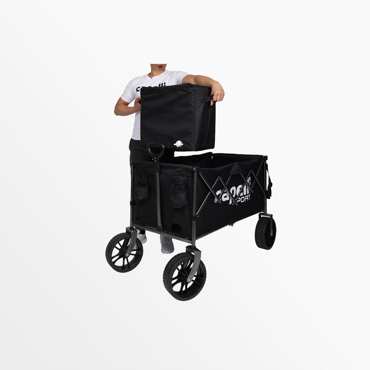 Deluxe Logo Sports Wagon With Tailgate and Cooler | Capelli Sport Classic