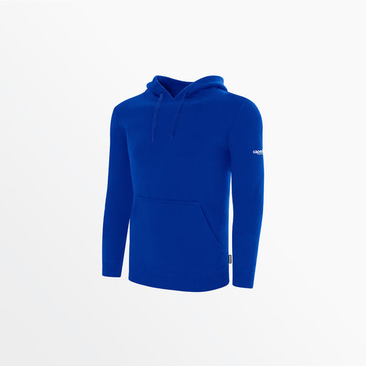 Men's Basic Fleece Pullover Hoodie With Sleeve Logo | Capelli Sport Featured