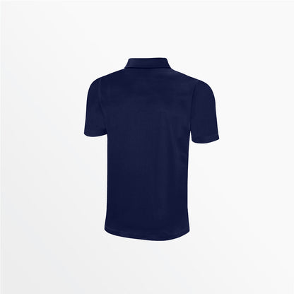 Men's Classic Small Stripe Poly Polo | Capelli Sport Premium