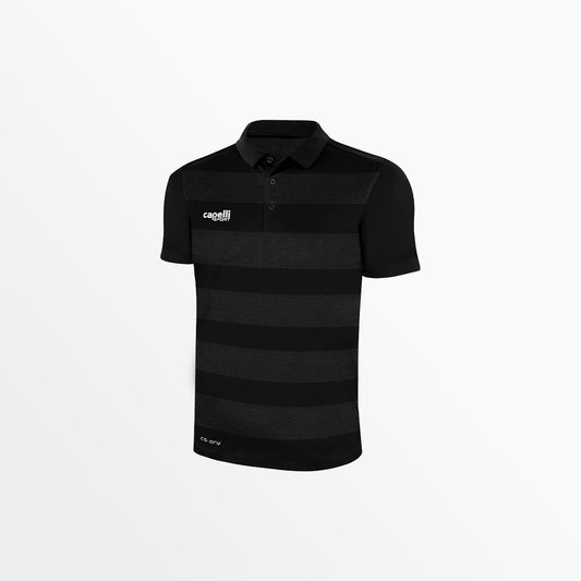 Men's Classic Stripe Poly Polo | Capelli Sport Latest