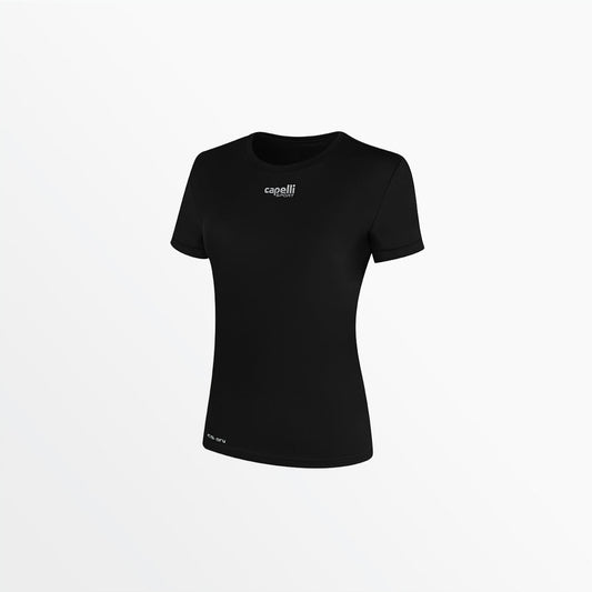 Women's Basics Crew Neck Poly Tee | Capelli Sport Value