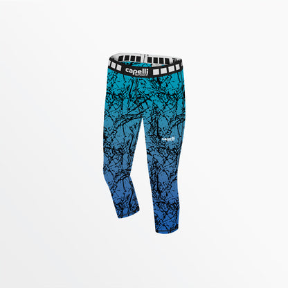 Women's 3/4 Distressed Ombre Performance Tights | Capelli Sport Deals