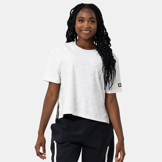 MTV Women's Push It Jacquard Boxy Tee | Capelli Sport Exclusive