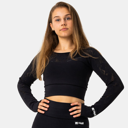 MTV Women's Sporty Long Sleeve Crop | Capelli Sport Deals