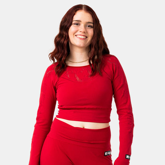 MTV Women's Sporty Long Sleeve Crop | Capelli Sport Everyday