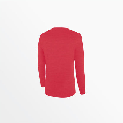 Women's V-Neck Long Sleeve Poly Tee | Capelli Sport Everyday