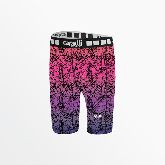 Women's Distressed Ombre Biker Shorts | Capelli Sport Recommended