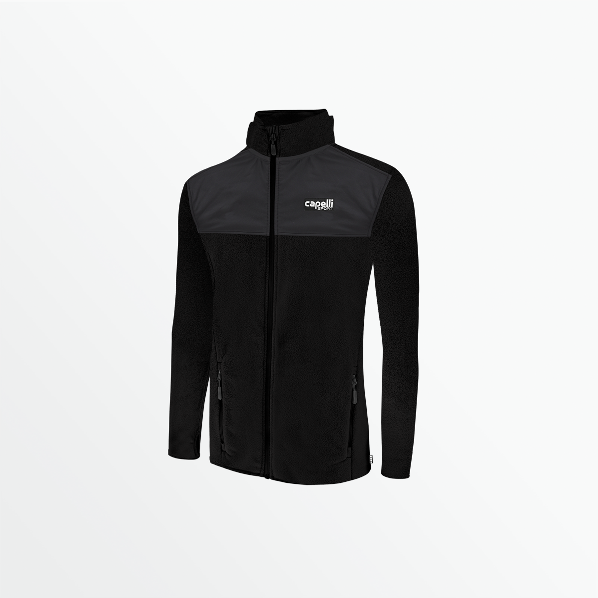 Women's Basics Mixed Media Micro Fleece Hooded Jacket | Capelli Sport Classic