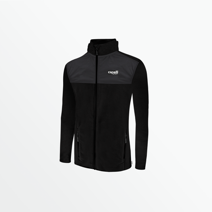 Women's Basics Mixed Media Micro Fleece Hooded Jacket | Capelli Sport Classic